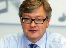 Dariusz Grzeszczak, członek  zarządu  Erbudu,  informuje,  że w portfelu zleceń  budowlanej grupy  znajdują się kontrakty o łącznej  wartości 1,3 mld zł.  fot. K. KamińskiBigger