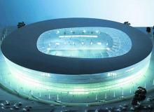 Tak ma wyglądać stadion zlokalizowany na wrocławskich Maślicach. W trakcie finałów piłkarskich mistrzostw Europy Euro 2012 mają tam zostać rozegrane trzy mecze grupowe. 	Bigger